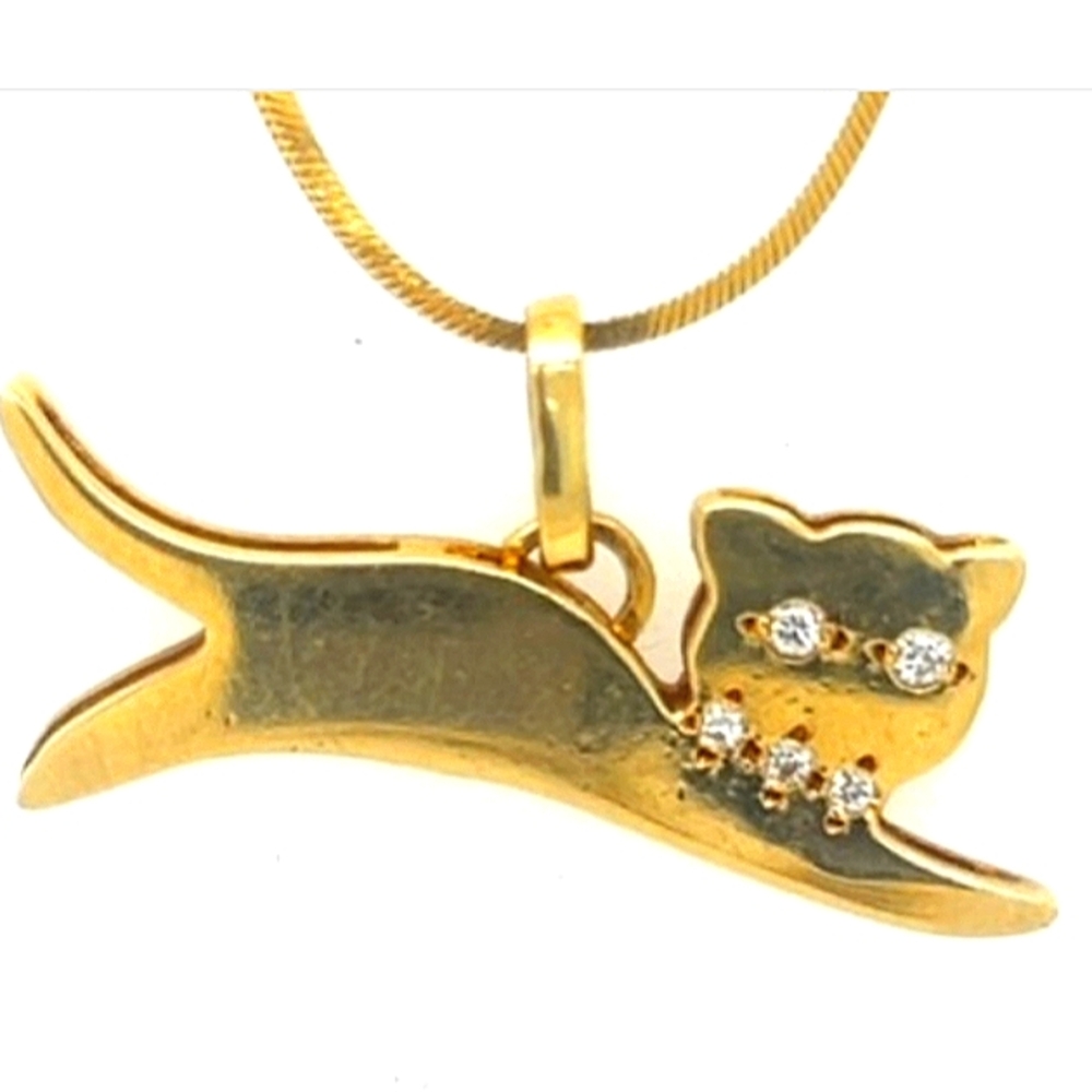 SOLD IN OUR STORE 18K Diamond Eyes/ Gold - Picture 1 of 3